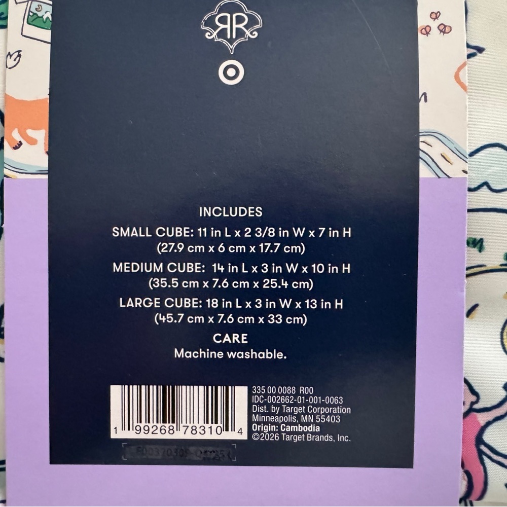 Roller Rabbit Target Packing Cube Set In Hand - image 5